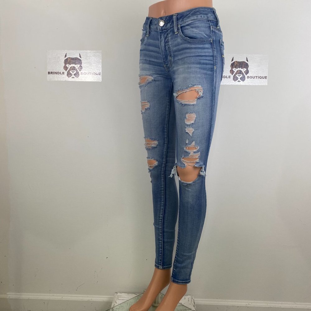 American Eagle Super Super Stretch Jegging size 2 ( excellent ) - Picture 3 of 7